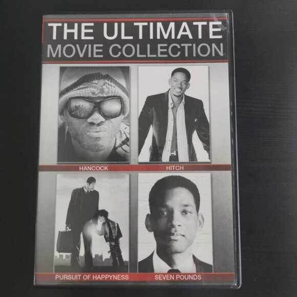 Other - Hancock/Hitch/Pursuit of Happyness/Seven Pounds (DVD,2012,4-Film Set,Widescreen)